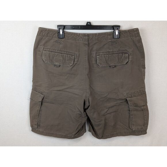 Y2K Eddie Bauer Outdoor Outfitter Cargo Shorts Brown Men's Size 36 - Picture 8 of 10